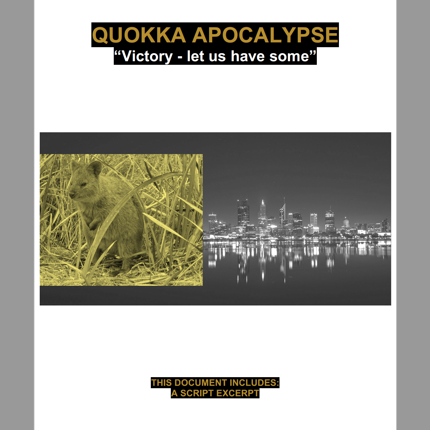 Quokka Apocalypse